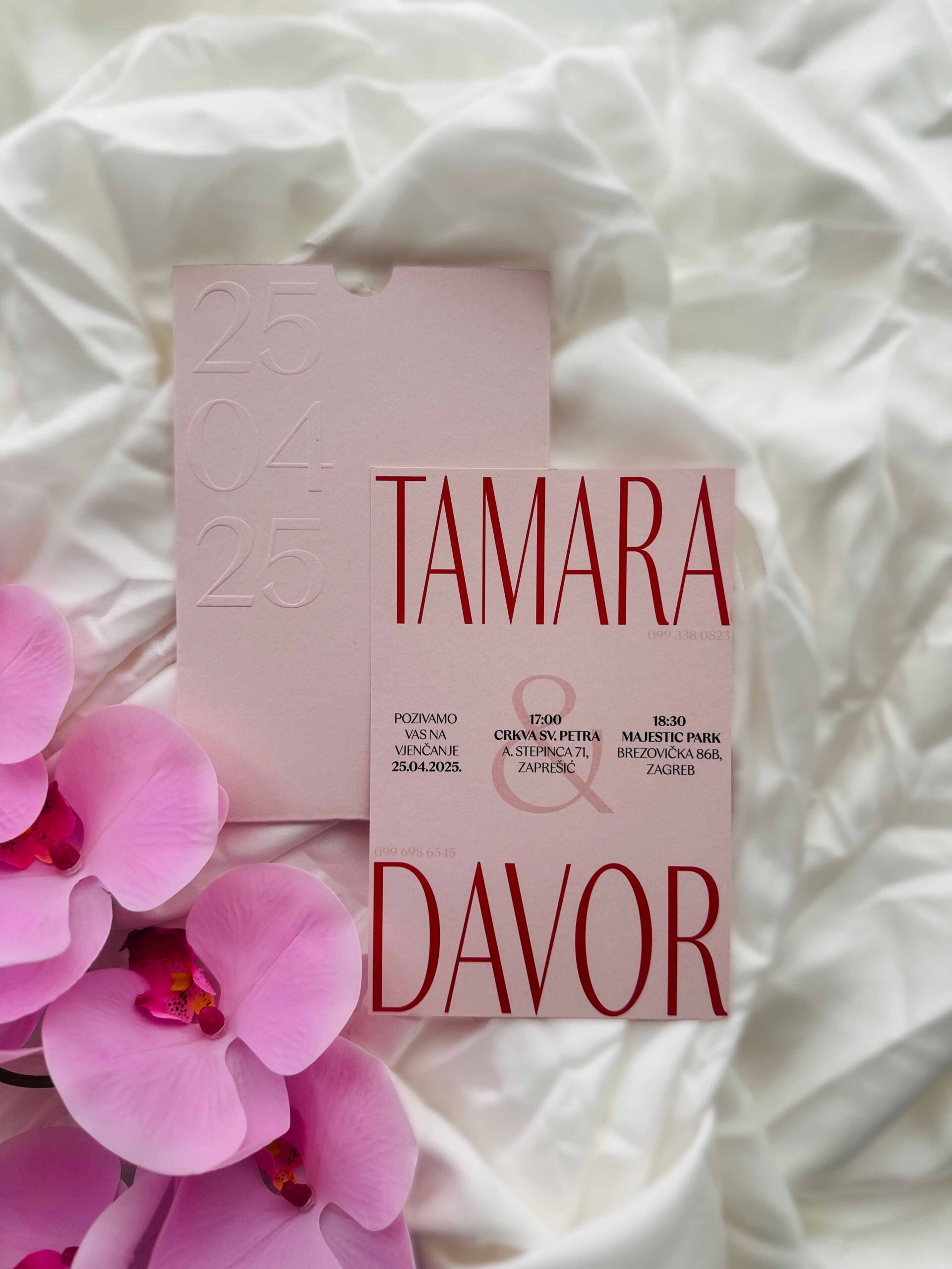 model: Tamara & Davor (pozivnica)